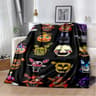 FNAF Freddy Flannel Throw Blanket Soft Horror Game Bed Cover 3