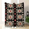 Southwestern Aztec Throw Blanket Soft Tribal Boho Fleece 0