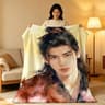 Zhang Linghe Plush Throw Blanket Soft Celebrity Sofa Blanket 22