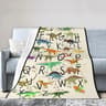 Alphabet Lore Flannel Throw Blanket Soft Lightweight Cartoon Sofa Blanket 7