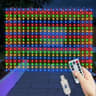 3M 4M 6M USB LED Curtain Fairy Lights With Remote 8 Modes 1