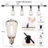 Connectable ST38 Outdoor String Lights For Safer Cozy Patio Entertaining Nights 3