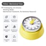 Zackoo Visual Kitchen Timer With Magnetic 60Minute Dial 3