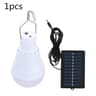 Portable Solar LED Camping Bulb With Rechargeable Panel 1