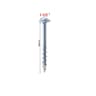 100pcs Galvanized Pocket Hole Screws For Woodworking Jigs 3