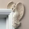 Resin Angel Wings Door Frame Decor Left And Right Wing Wall Ornaments For Home And Garden 2