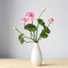 Realistic Artificial Lotus Flower Silk Floral Decor 2
