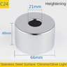 2PCS Stainless Steel Faucet Escutcheon Cover 12 And 34 Inch 11