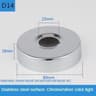 2PCS Stainless Steel Faucet Escutcheon Cover 12 And 34 Inch 16