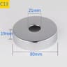 2PC Stainless Steel Faucet Decorative Cover Water Pipe Wall Cover 10