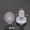 20PCS Transparent Rubber Cabinet Door Bumpers 5