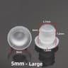 20PCS Transparent Rubber Cabinet Door Bumpers 2