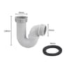 YShaped Sink Drain Pipe Adapter And Overflow Hose Connector 5