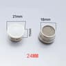 2Piece Chrome WaterSaving Faucet Aerator And AntiSplash Tap Nozzle 4