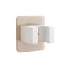 Adjustable No Drill Shower Head Holder Waterproof Adhesive Wall Bracket For Handheld Showers 3