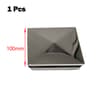 110Piece Square Post Cap Stainless Steel Pyramid Cover For Fence And Garden Posts 10
