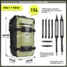 Waterproof Motorcycle Tail Bag 8L 15L 30L Modular Rear Seat Storage 4