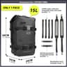 Waterproof Motorcycle Tail Bag 8L 15L 30L Modular Rear Seat Storage 3
