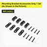 Motorcycle Side Rack Extender For Uneven Pannier Mounting And Exhaust Clearance 1