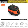 5L65L Motorcycle Tank Bag Quick Release Locking Storage Pack 21