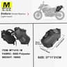 18L48L Waterproof Motorcycle Saddlebags Rackless Pannier Pair 3