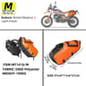 18L48L Waterproof Motorcycle Saddlebags Rackless Pannier Pair 1