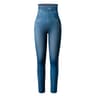 Womens Faux Denim Leggings Slim Stretch Printed Jeggings 1