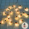 Santa  Snowman Christmas LED String Lights Festive Tree Garland 2
