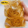 38mm Natural Rubber Bands High Elastic Yellow Multipurpose Set 3