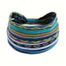 Womens Bohemian Headband Breathable Wide Elastic Cotton Headscarf 2