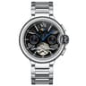 Mens Automatic Mechanical Watch Hollow Dial Date Week Stainless Steel Wristwatch 3