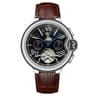Mens Automatic Mechanical Watch Hollow Dial Date Week Stainless Steel Wristwatch 7