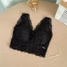 Womens Lace Deep V Bralette Wireless Padded V Back Camisole Top 3