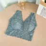 Womens Lace Deep V Bralette Wireless Padded V Back Camisole Top 4