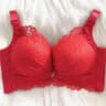 Womens Extra Thick Push Up Bra Wireless Padded Gathering Bra 2