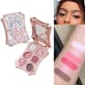 Strawberry Cupid All In One Face Palette Blush Highlighter Eyeshadow Makeup 4