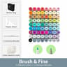 Refillable Dual Tip Alcohol Marker Set Brush And Fine Art Markers 9