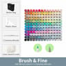 Refillable Dual Tip Alcohol Marker Set Brush And Fine Art Markers 13