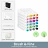 Refillable Dual Tip Alcohol Marker Set Brush And Fine Art Markers 1