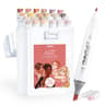 Refillable Dual Tip Alcohol Marker Set Slim Chisel Fine Art Markers 2