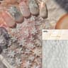 5D Frangipani Nail Stickers Colorful Lily Flower Romantic Manicure Decals 8
