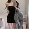 Womens Sleeveless A Line Mini Dress Slim Fit Summer Sling Dress 1