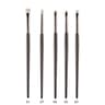 Professional White Pony Hair Eyeshadow Brush Precision Smudge Crease Detail Brush 24