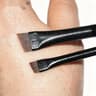 2 PC Angled Eyebrow Brush Set Precision Brow Contour Eyeliner Brushes 2