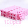 50 Pairs Soft Toe Separators Heart Design Manicure Pedicure Nail Art Tools 9