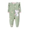 Baby Girl Fleece Zipper Romper Warm Animal Jumpsuit Pajamas 0 To 12 Months 2