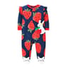 Baby Girl Fleece Zipper Romper Warm Animal Jumpsuit Pajamas 0 To 12 Months 0