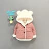 Baby Warm Fleece Hooded Jacket Cartoon Plus Velvet Toddler Winter Coat 3