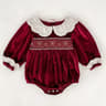 Baby Girl Christmas Princess Romper Holiday Party Outfit 2