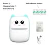 Portable Mini Thermal Printer  Wireless Inkless Photo And Label Printer 6
